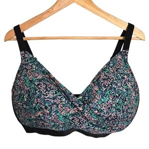 Déesse Penningtons 38G Wireless Lounge Bra Ditsy Floral